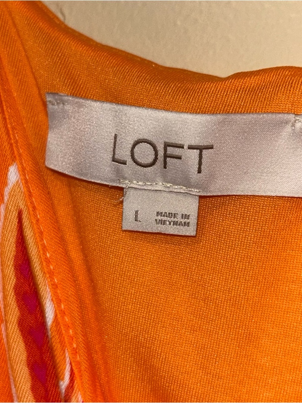 🔥5/$35🔥Loft Paisly Dress- Size L - Picture 4 of 12